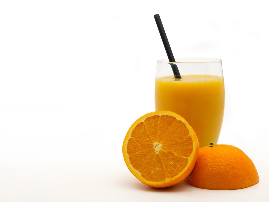 verse sinaasappelsap bij het ontbijt bed en breakfast kerkstraatje3 zutphen